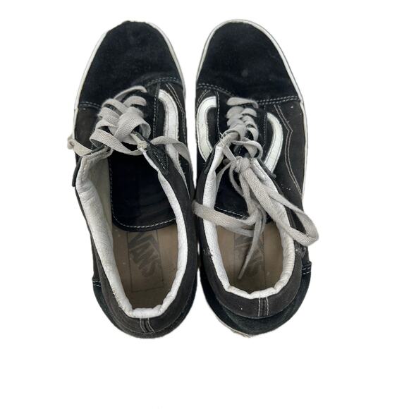 Vans Black Low Top old Skool Suede Shoes Mens 8.5 - Picture 6 of 7